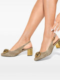 KURT GEIGER 830BEIGE FABRIC